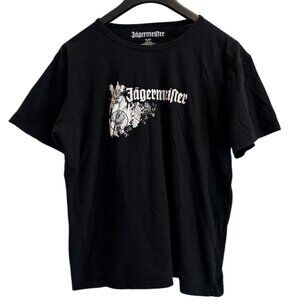 Jägermeister Black Graphic Tee XL 🍻‎ Bar Vibe Streetwear Shirt